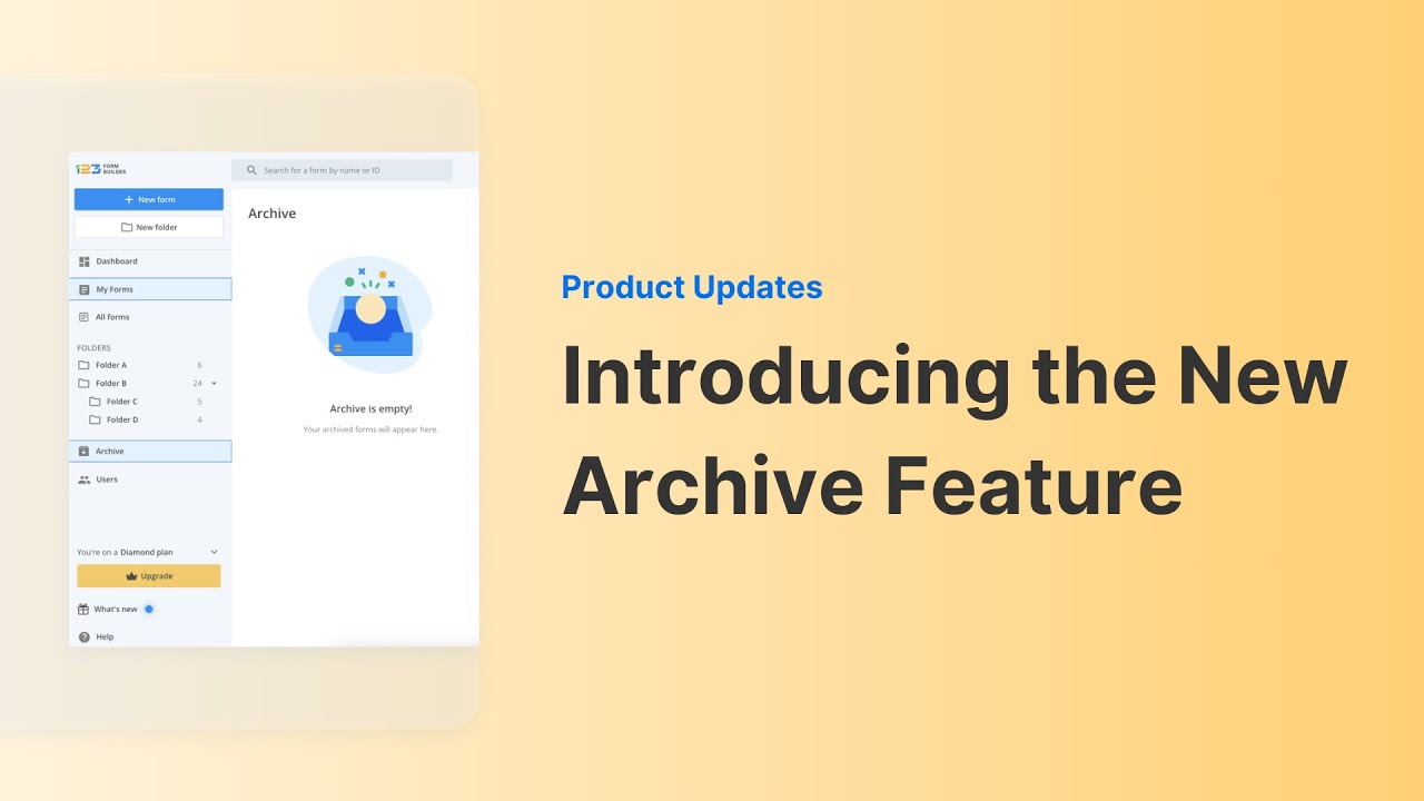 Introducing the New Archive Feature: Easily Manage Your Forms! - YouTube