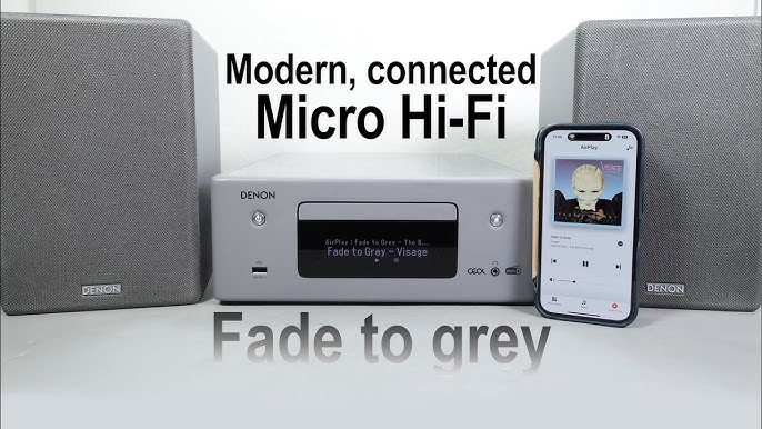 Minicadena Denon RCD N10 Colores Gris