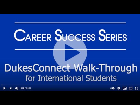 DukesConnect Walk-Through - for International Students