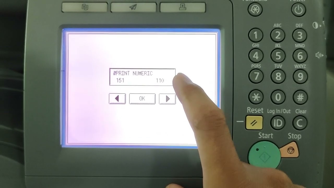 Canon ir 1730if | Set color density for print - YouTube
