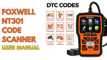 How to use: Foxwell NT301 Car Diagnostic CODE Scanner Guide | All DTC codes Explained