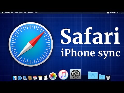 Sync Safari bookmarks with iPhone (with Subtitles)