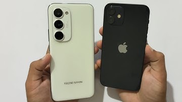 TECNO SPARK 40 PRO Plus vs iPhone 12 - Insane Speed Test 