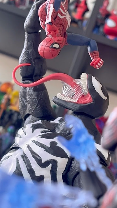 We are Venom! New ML Venom from the Spiderman 2 game! #venom #spiderman #actionfigures #spiderman2