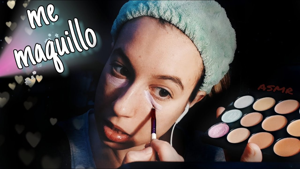 💋ASMR Me maquillo y te lo cuento con susurros 💋 ASMR en español || Pau ASMR