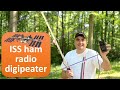 APRS packet ham radio using ISS as digipeater