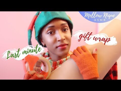 ASMR Last Minute Gift Wrapping 🎁 Mellow Nique