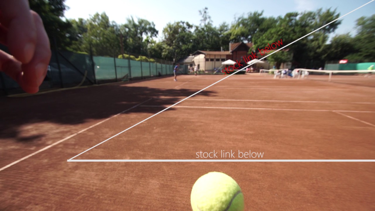 Playing With A Tennis Ball - TOP SELLING - STOCKVIDEO stock video tennis serve toss