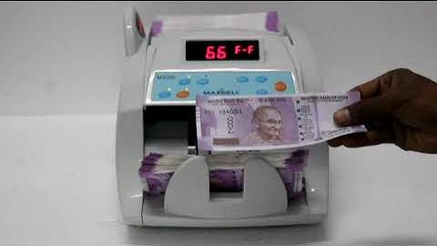 Currency Counting Machine | MX50I | Demo Video | Bank Use