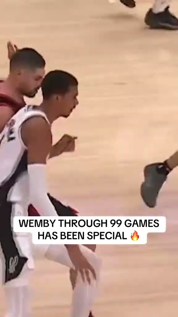 Wemby has been special through 99 games ?