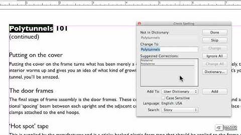 InDesign CS6 104: Working With Text - 22. Spell Checker