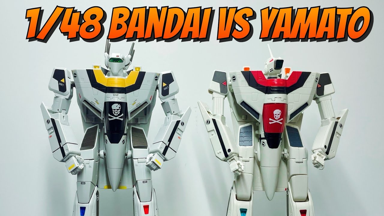 1/48 VF1 Bandai vs Yamato | comparison
