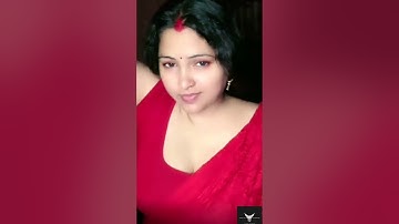 red saree sitting dance outlook tutorial #tango #bigolive @LiveVideoTutorial