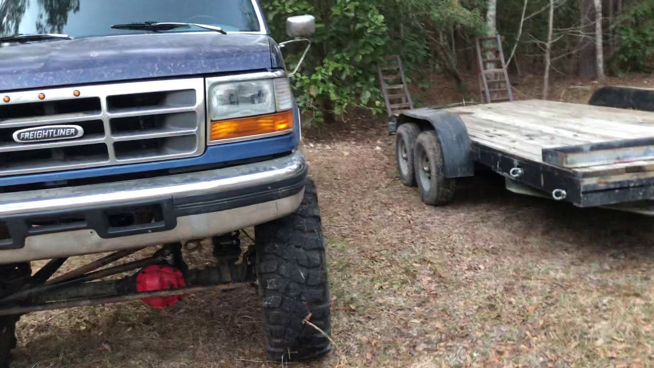 1993 FORD F150 SOLID AXLE SWAP, 12” LIFT - YouTube