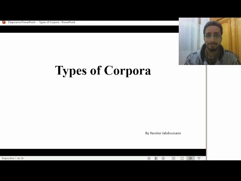 #2 Introduction to Corpus Linguistics - Types of Corpora