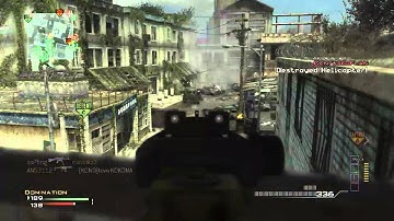 MW3 - Lucky semtex almost sticks to teammate and kill myself