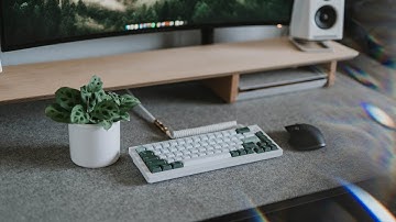 Updating my Desk Setup | Custom Mechanical Keyboard Build