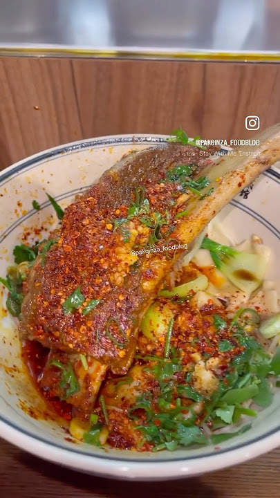 Huge Beef Rib Biang Biang Noodles in London😋