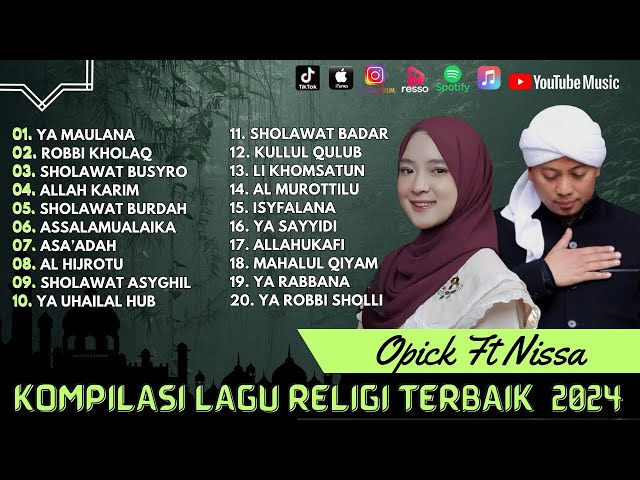 Album Religi Populer Nissa Sabyan Ft Opick - Ya Maulana - Robbi Kholaq | Shoalwat 2024 class=