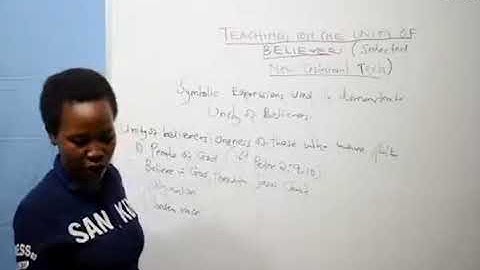 Form 3  - Cre (Symbolic Expression Used To Demonstrate  Unity Of Believers )