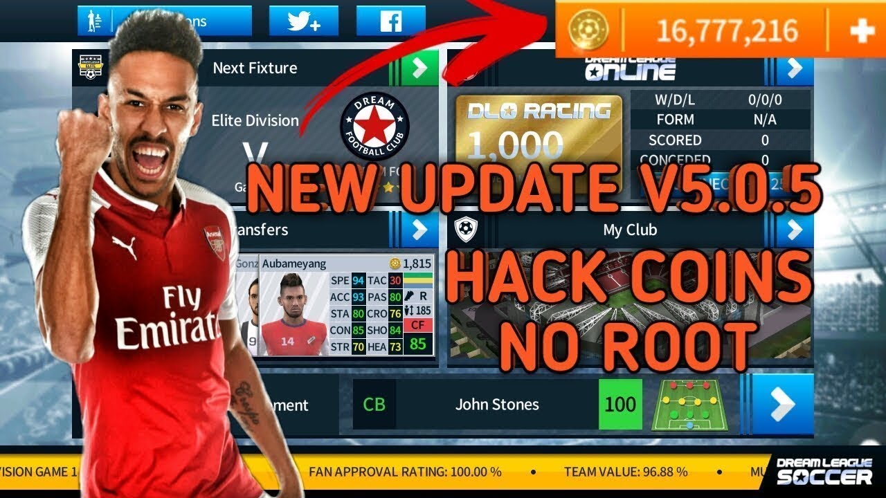 dream league soccer 2019 download hack