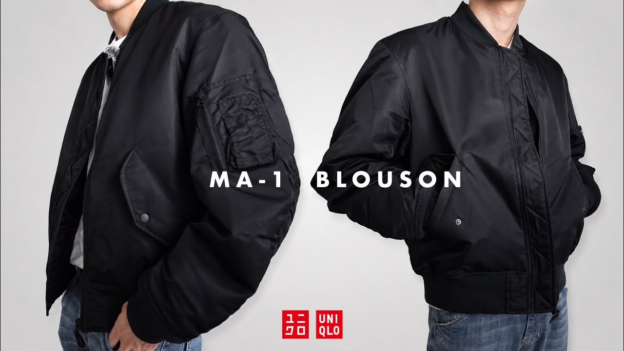 UNIQLO] The New MA-1 Blouson Is Actually Great. The Uniqlo