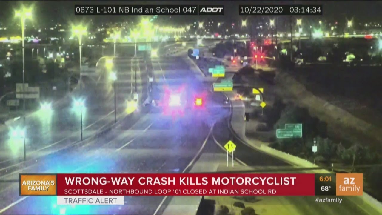 Wrong-way crash on Loop 101 in Scottsdale turns deadly - YouTube