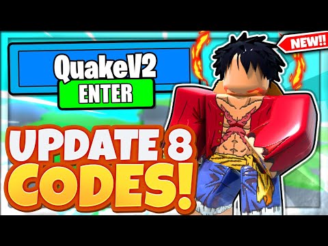 ALL NEW *SECRET* UPDATE 8 CODES in A ONE PIECE GAME