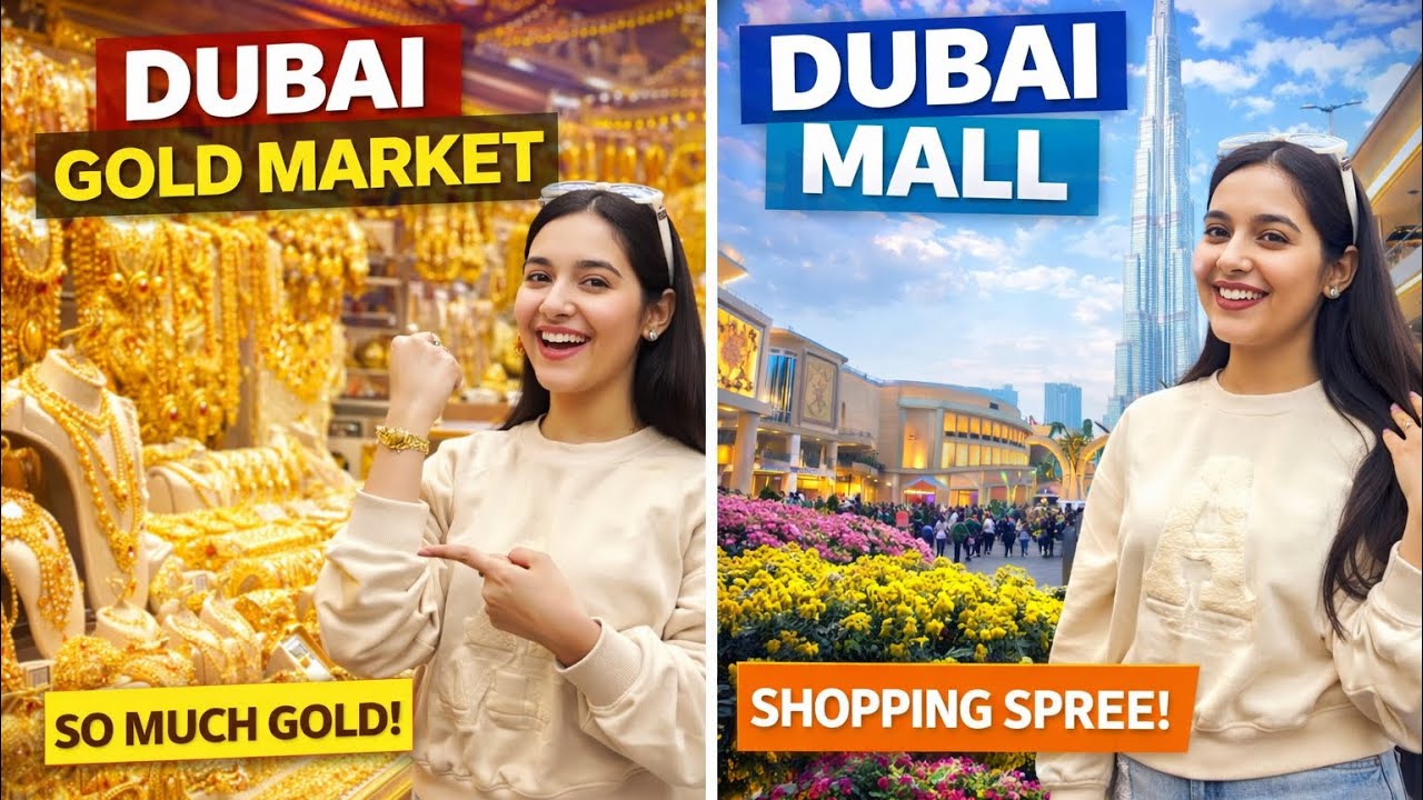 How Expensive Is Dubai Actually? 💰 Dubai Mall + Gold Market Tour ।कैसा है Dubai Mall?