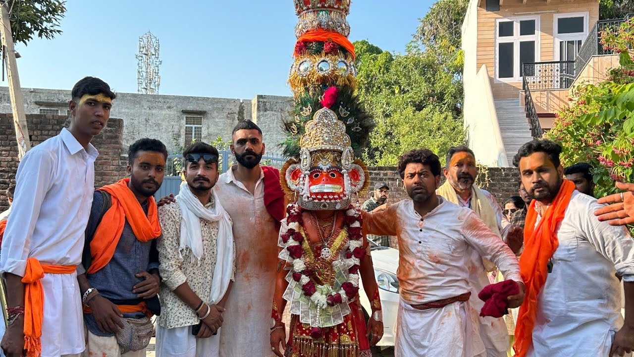 75th Shobhayatra 3rd day part 1 Shri Mahavir dal Bhadarpur gate Hoshiarpur Punjab Dussehra 2024