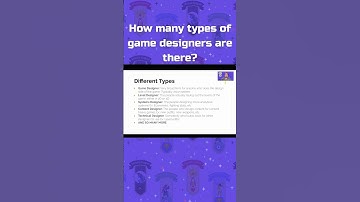 How many types of Game Designers are there?  #gamedeveloper #gamedesign #gamedev #gamedeveloper