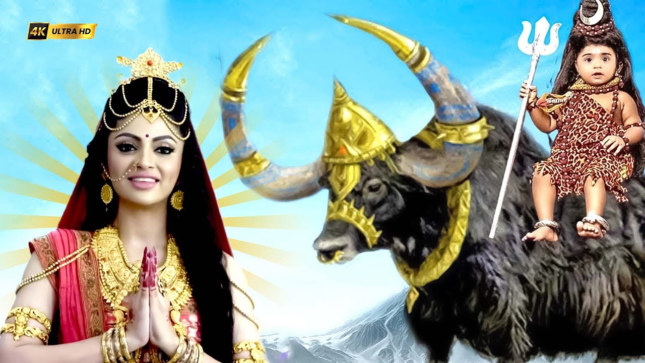 যখন মহাদেব তাঁর শিশুরূপে নন্দীর পিঠে চড়ে পার্বতীর সাথে দেখা করতে এসেছিলেন | Vighnaharta Ganesh