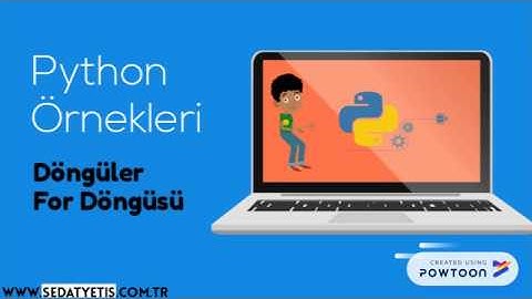 Çocuklar için Python - Döngüler (For Döngüsü)