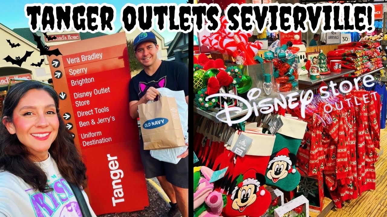 Pigeon Forge OUTLET Shopping!🖤 Halloween & Disney Clearance🎃 + New Hiking Gear!🥾 HAUL!✨