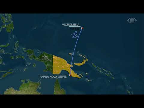 Vídeo: Avião Fica Aquém Da Pista E Cai Na Lagoa Da Micronésia