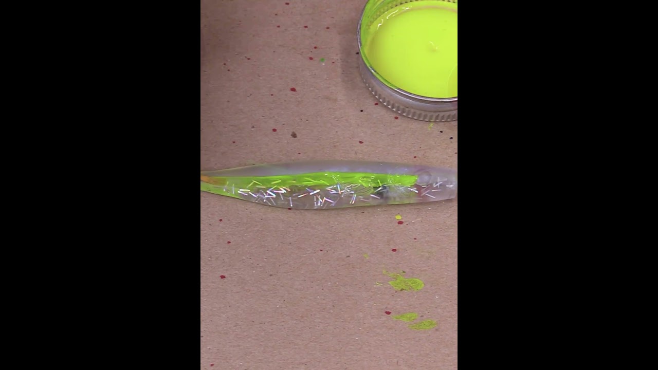 SB Coat for soft plastic baits - dotting and brush