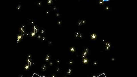 Share hiệu ứng nốt nhạc ngôi sao màu vàng ghép video