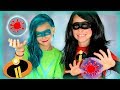 Disney Pixar Incredibles 2 Violet and Voyd Makeup and Costumes