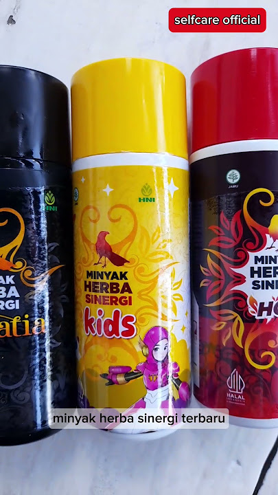 Minyak Herba sinergi TERBARU Menuju 2025 | #minyakgosok #herbal #shorts #feedshorts