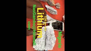 Lithium Supplier in Nigeria  #Minerals #LithiumMiner #mining #Gold #Electricvehicle #EV #Drones