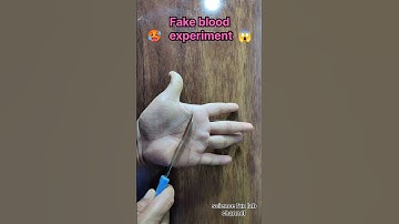 fake blood experiment #shorts