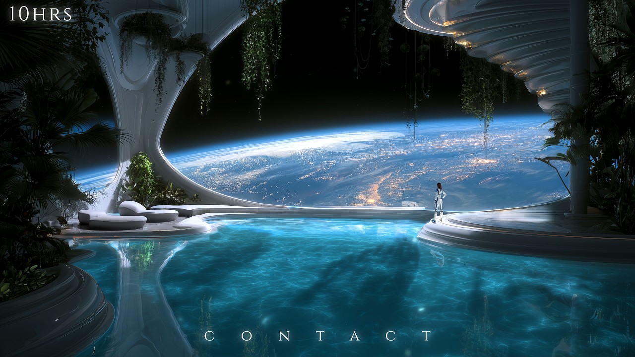 CONTACT [10 Hrs] ⧫ The Ultimate Ambient Space Odyssey ⧫ Deep SciFi Relaxation Music