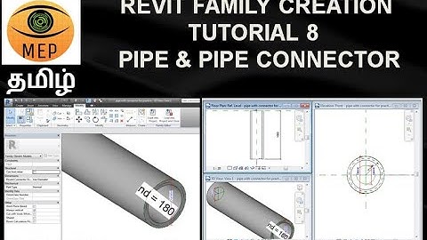 PIPE AND PIPE CONNECTOR_ REVIT FAMILY CREATION TUTORIAL 8