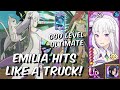 Emilia Hits Like a TRUCK!!! INSANE ULTIMATE DAMAGE Re: Zero Collab - Seven Deadly Sins: Grand Cross