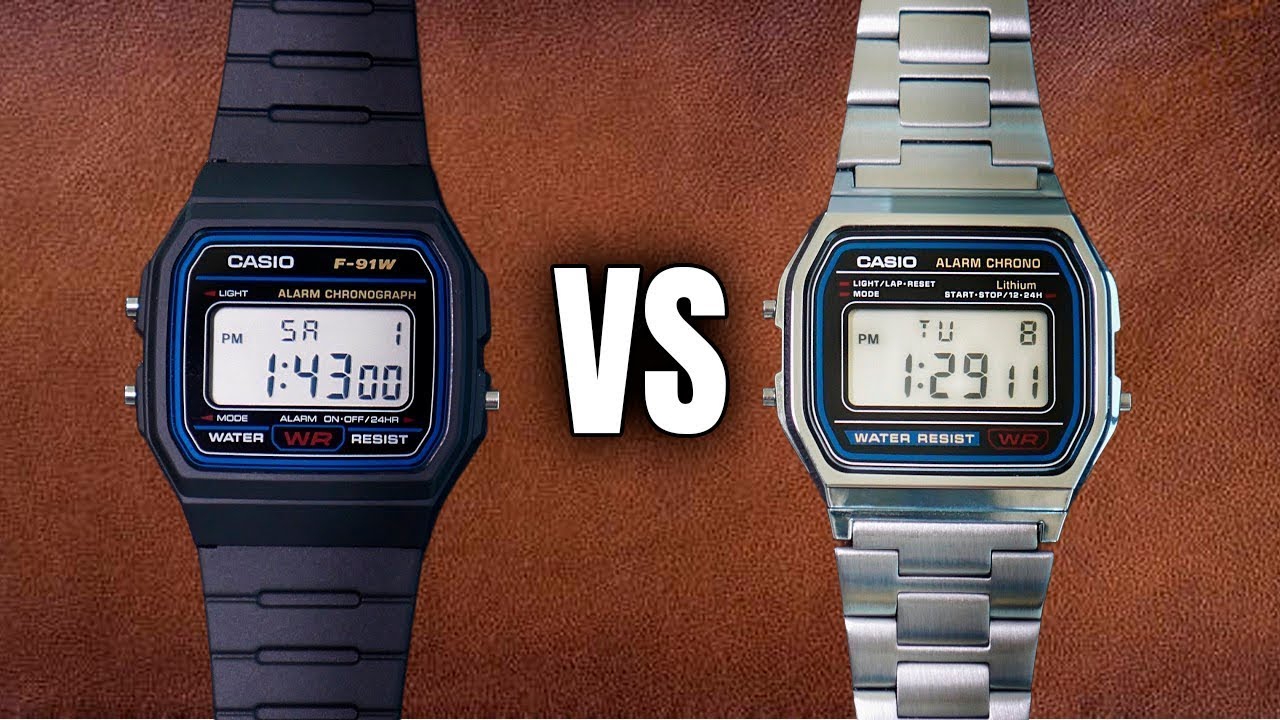 「F91W vs A158W｜買うべきCASIOはどっち？」