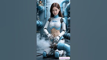 Humanoid Robot MiAn Works in an Oil Refinery #robot #shorts #robotics #futuretech #ai #aitechnology