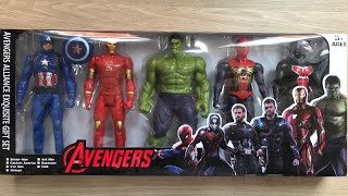 6 Minutes Satisfying With Unboxing Superhero Avengers Set 5 Pieces | ASMR | Hulk, Ant-Man, Spiderman