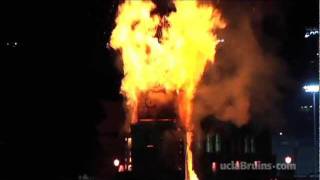 UCLA Hosts Beat SC Bonfire