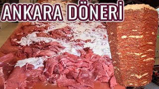 GÜNDE 750 KG DÖNER TAKIYORLAR! (Tüm Detaylarıyla Yaprak Döner Tarifi) (Ankara Döneri Nasıl Yapılır?)