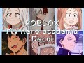 Roblox My Hero Academia Decals